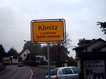 Ortseingangsschild Könitz