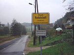 Ortseingangsschild Rudolstadt