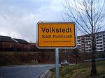 Ortseingangsschild Volkstedt
