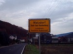 Ortseingangsschild Watzdorf